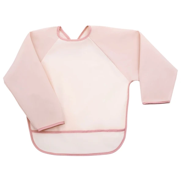 Miniboni Oyun & Mama Önlüğü Uzun Kollu - Pink ürün görseli 1