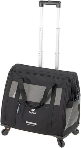 Ferplast VOYAGER TROLLEY 450 Tekerlekli Taşıma Çantası - Siyah (Max.15Kg) 46cm ürün görseli 1