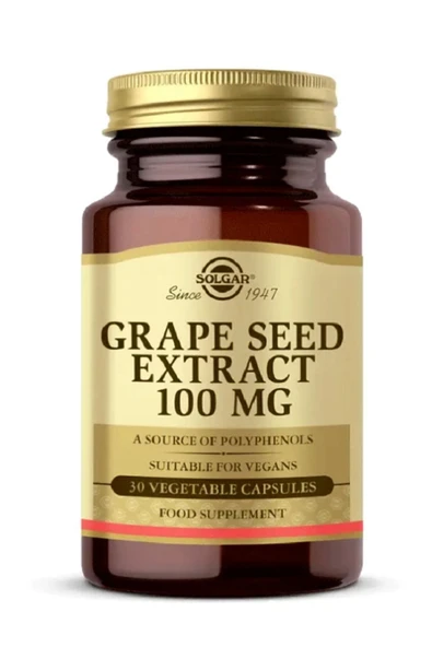 Solgar Grape Seed Extract 100 mg 30 Tablet - Resim 2