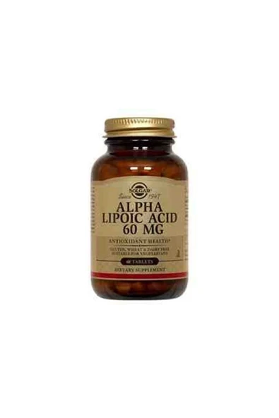 Solgar Alpha Lıpoıc Acıd 60 Mg 60 Tablet ürün görseli 1