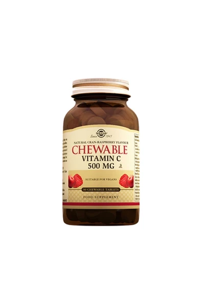Solgar Chewable Vitamin C 500 Mg 90 Tablet ürün görseli 1