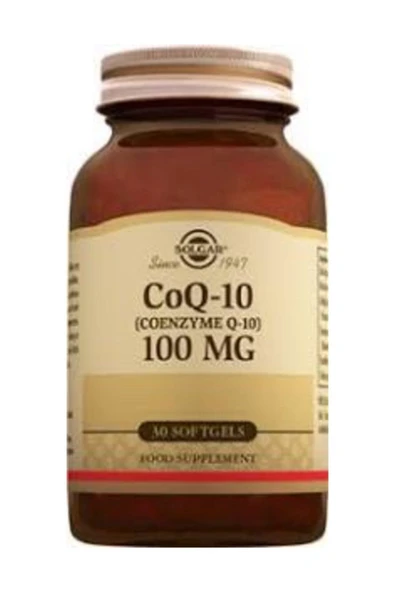 Solgar Coenzyme Q-10 100 mg 30 Softgel ürün görseli 1