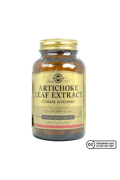 Solgar Artichoke Leaf Extract 60 Kapsül - AROMASIZ ürün görseli 1