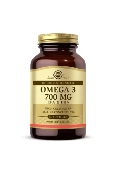 Solgar Omega 3 700 mg 60 Yumuşak Jelatin Kapsül ürün görseli 1