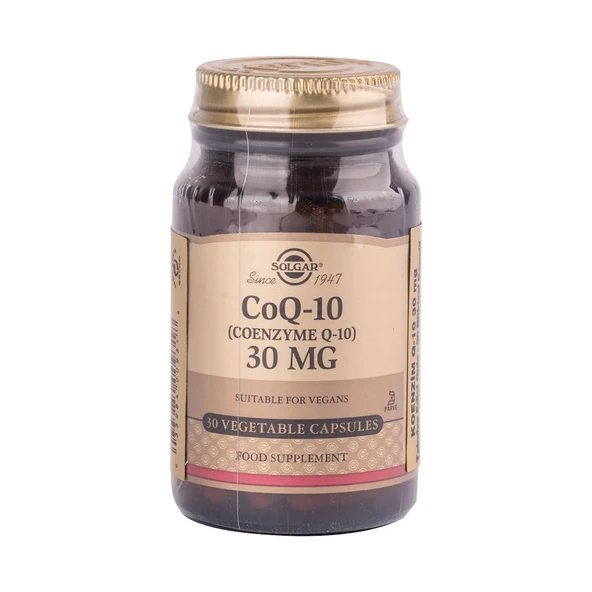 Solgar Coenzyme Q-10 30 mg 30 Vegetable Kapsül ürün görseli 1