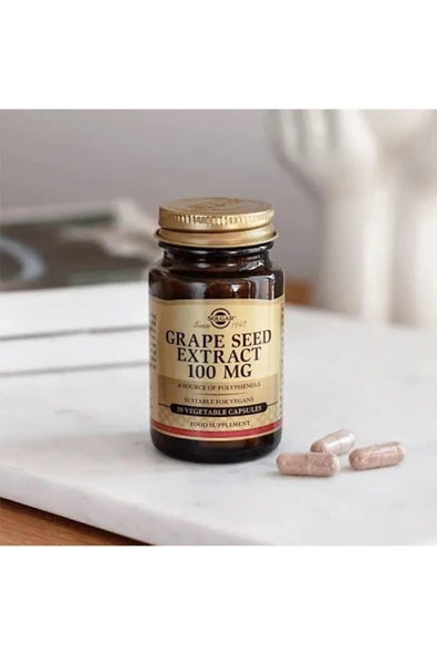 Solgar Grape Se Ed Extract 100 Mg 30 Kapsül 2 Adet - Resim 2