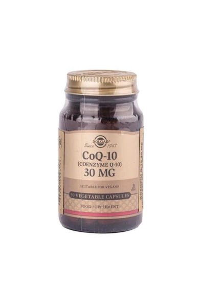 Solgar Coenzyme Q-10 30mg 30 Kapsül ürün görseli 1
