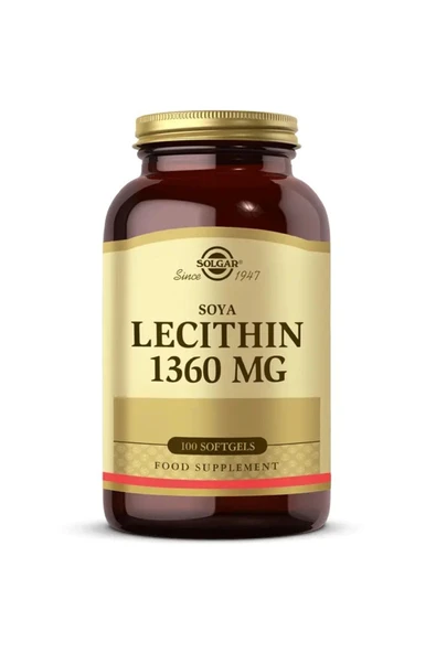 Solgar Lecithin 1360 mg 100 Kapsül ürün görseli 1