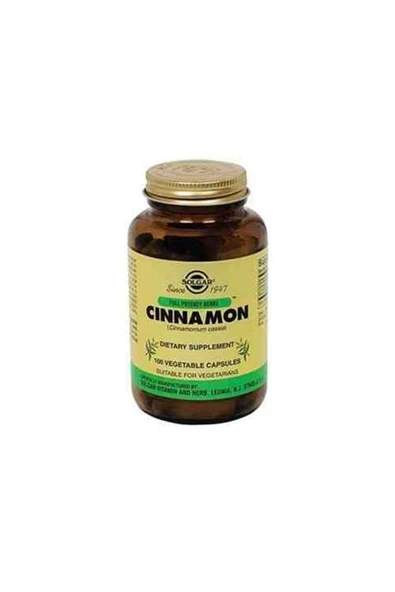 Solgar Cinnamon 100 Kapsül ürün görseli 1