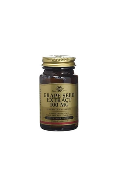 Solgar Grape Seed Extract 100 mg 30 Tablet ürün görseli 1