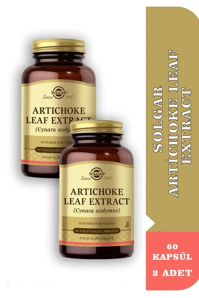 Solgar Artichoke Leaf Extract 60 Kapsül 2 Adet ürün görseli 1