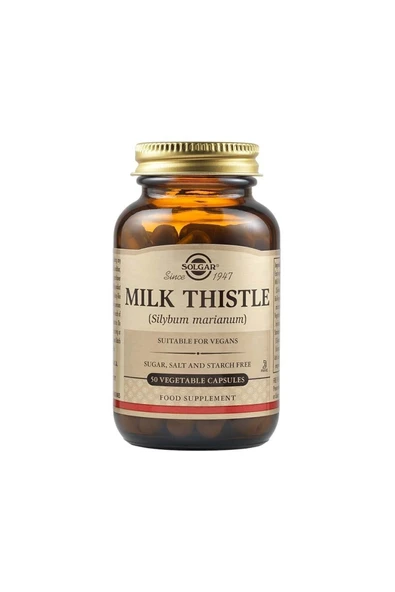 Solgar Milk Thistle 50 Kapsül Güçlendirici ürün görseli 1