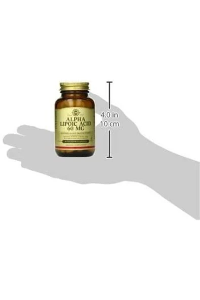 Solgar Alpha Lipo Acid 60 Mg 60 Kapsül - Resim 5