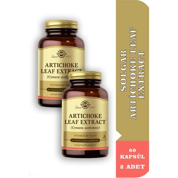 Solgar Artichoke Leaf Extract 60 Kapsül x 2 Adet ürün görseli 1