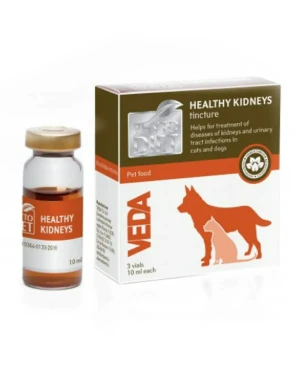 Veda Healthy Kidneys Sağlıklı Böbrekler Kedi Köpek Damla 3 Adet x 10 ML ürün görseli 1