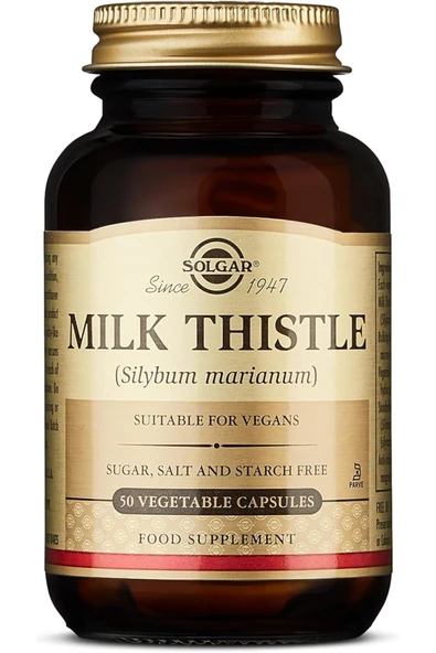 Solgar Milk Thistle 50 Kapsül - Resim 3