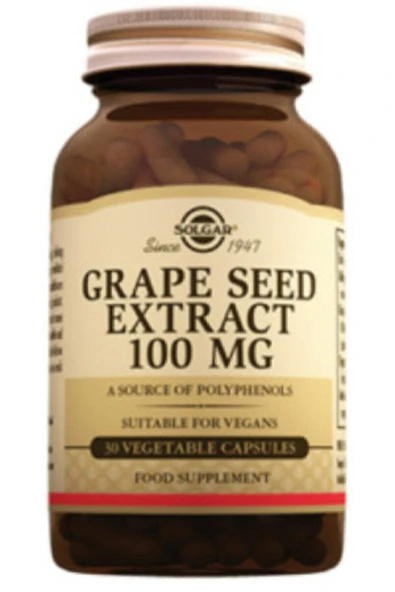 Solgar Grape Seed Extract 100mg 30 Kapsül ürün görseli 1