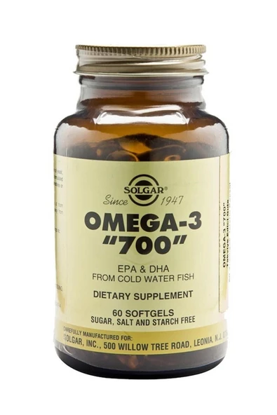 Solgar Omega 3 700 mg 60 Softgel ürün görseli 1