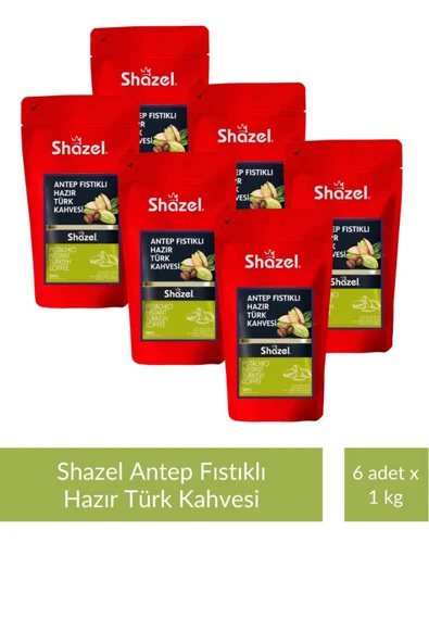 Antep Fıstıklı Türk Kahvesi 1 kg x 6 Adet ürün görseli 1