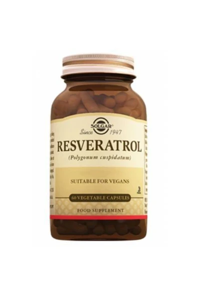 Solgar Resveratrol 60 Kapsül Vitamin ürün görseli 1