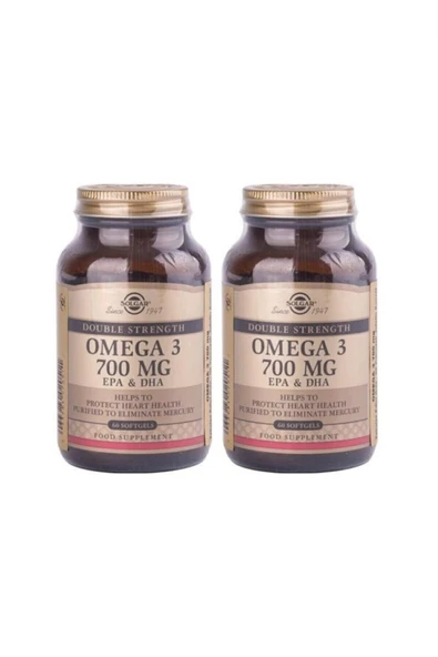Solgar Omega 3 700 mg 60 Softgel 2 Adet ürün görseli 1