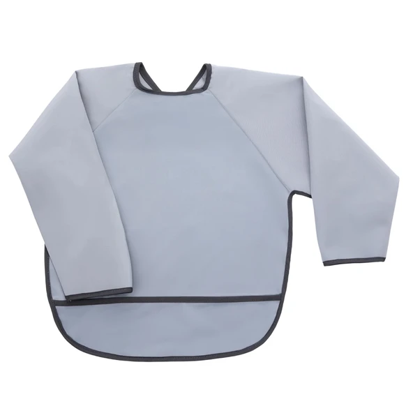 Miniboni Oyun & Mama Önlüğü Uzun Kollu - Grey ürün görseli 1