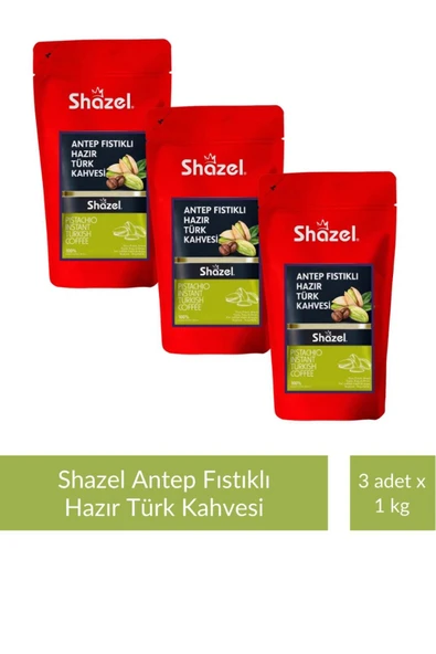 Antep Fıstıklı Türk Kahvesi 1 kg x 3 Adet ürün görseli 1