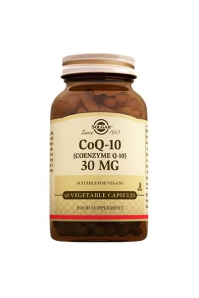 Solgar Coenzyme Q-10 30 Mg 60 Kapsül ürün görseli 1