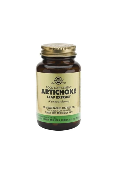 Solgar Artichoke Leaf Extract 60 Kapsül - Resim 2