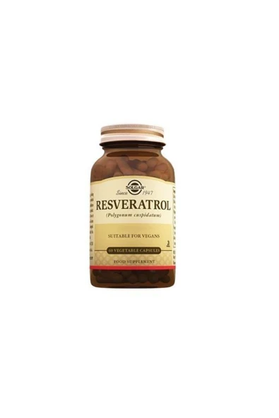 Solgar Resveratrol 60 Kapsül ürün görseli 1