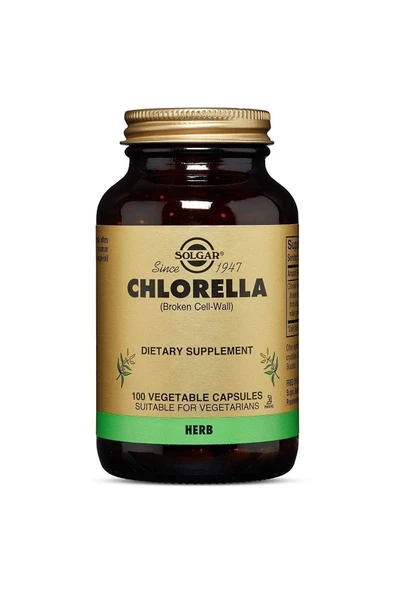 Solgar Chlorella 520 Mg 100 Kapsül ürün görseli 1