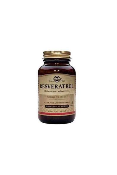 Solgar Resveratrol 60 Kapsül ürün görseli 1