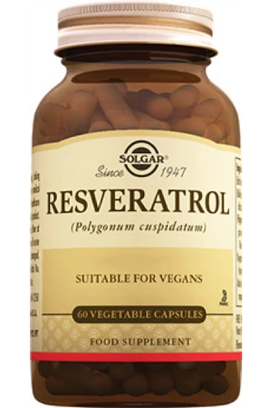 Solgar Resveratrol 60 Kapsül ürün görseli 1
