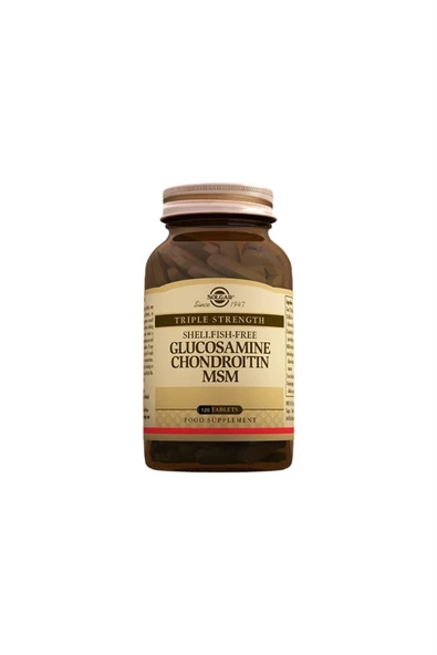 Solgar Glucosamine Chondroitin Msm 120 Tablet ürün görseli 1