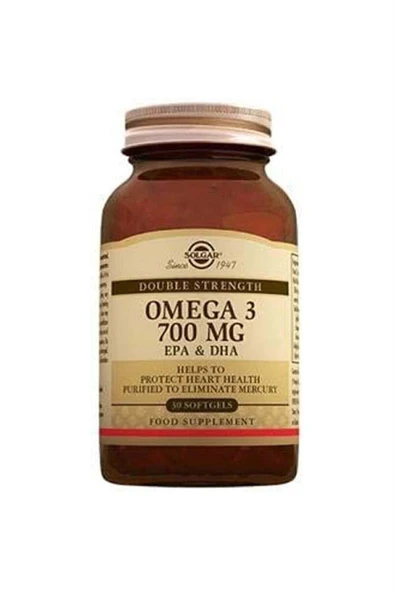 Solgar Omega-3 700 mg 30 Softgel ürün görseli 1