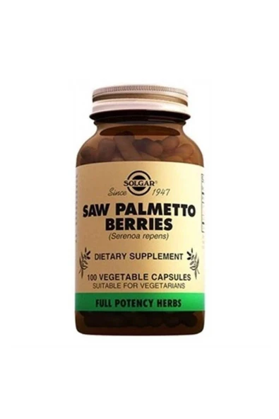 Solgar Saw Palmetto Berries 100 Kapsül ürün görseli 1