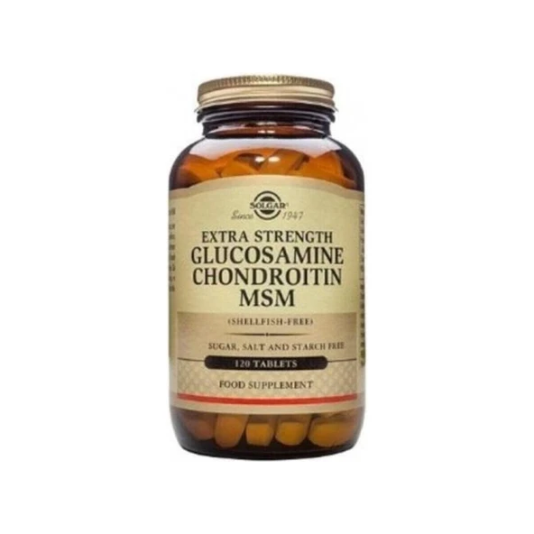 Solgar Glucosamine Chondroitin MSM 120 Tablet ürün görseli 1