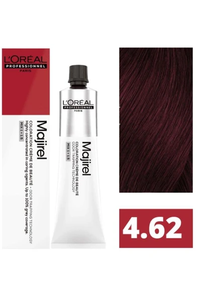 Loreal Professionnel Majirel 4.62 Kahve Kızıl İrize 60 ml Saç Boyası ürün görseli 1