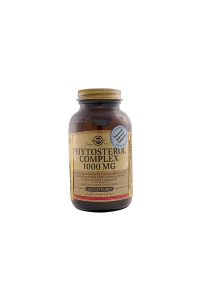 Solgar Phytosterol Complex 1000 mg 100 Kapsül ürün görseli 1
