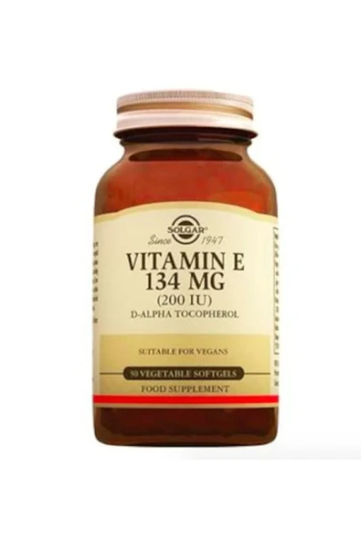 Solgar Vitamin E 200 Iu 50 Kapsül ürün görseli 1