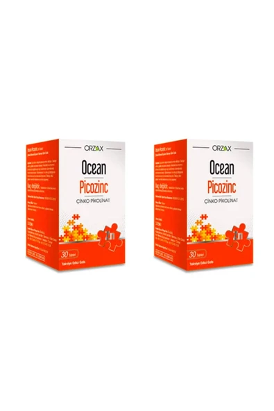 Ocean Picozinc Çinko Pikolinat 30 Tablet x 2 Adet ürün görseli 1
