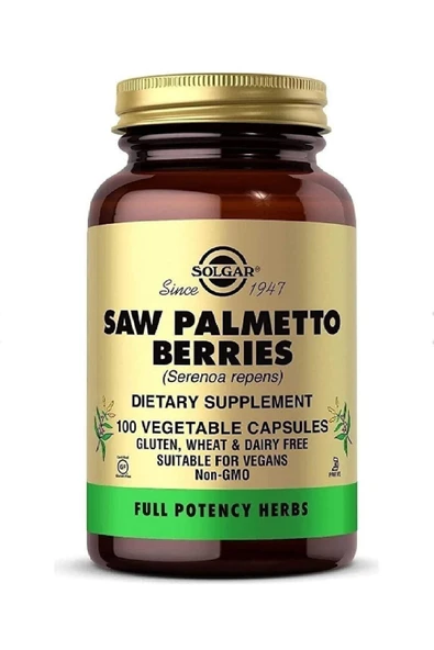 Solgar Saw Palmetto Berrıes 520mg 100 V-caps ürün görseli 1