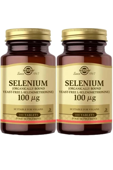 Solgar Selenium 100 mcg 100 Tablet 2 Adet ürün görseli 1