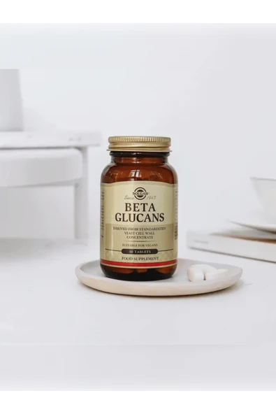 Solgar Beta Glucans (Beta Glukan) 60 Tablet - Resim 2
