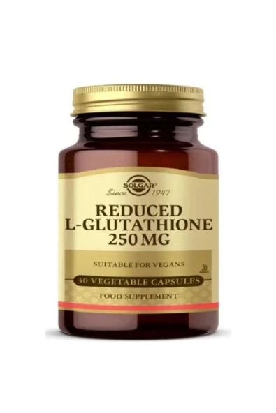 Solgar Reduced L-Glutathione 250 mg 30 Kapsül ürün görseli 1