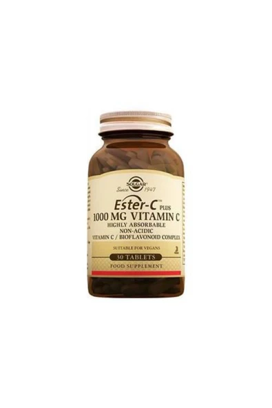 Solgar Ester-c Plus 1000 Mg Vitamin C Tablets - 30 Tablet ürün görseli 1