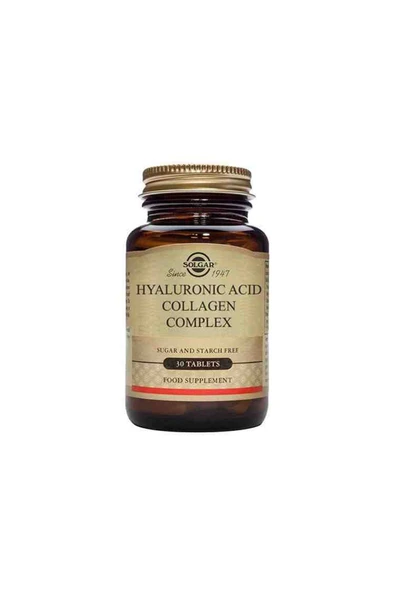 Solgar Hyaluronic Acid Collagen Complex 30 Tablet ürün görseli 1
