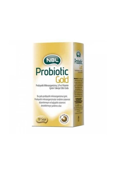 Nbl Probiotic Gold 10 Saşe ürün görseli 1