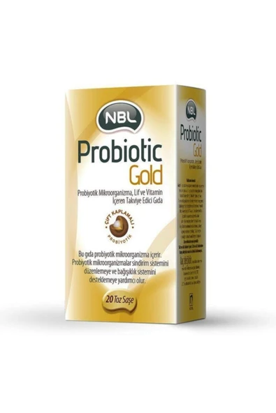 NBL Probiotic Gold 20 Saşe ürün görseli 1