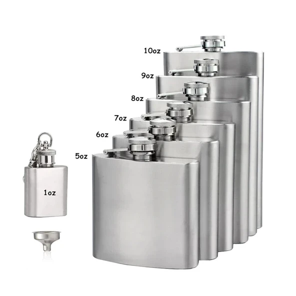Çelik 5 Oz 147 Ml İçki Matarası - Resim 2